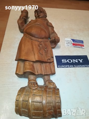 МОНАХ ВЪРХУ БУРЕ-ДЪРВО ВНОС ГЕРМАНИЯ 0508231745, снимка 4 - Антикварни и старинни предмети - 41766612