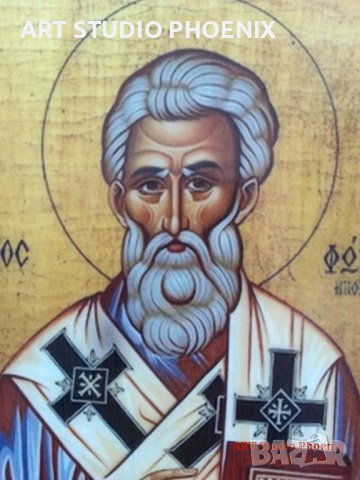 Икона на Свети Фотий icona Sveti Fotii, снимка 2 - Икони - 14909886