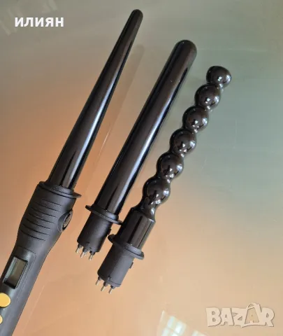 Продавам маша за навиване с 3 приставки, снимка 4 - Маши за коса - 49854827