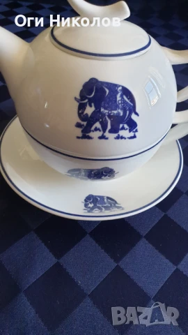 Порцеланов  дизайнерски сервиз за чай-TEA logic Elab.Design Finе Bone China, снимка 6 - Сервизи - 50757400