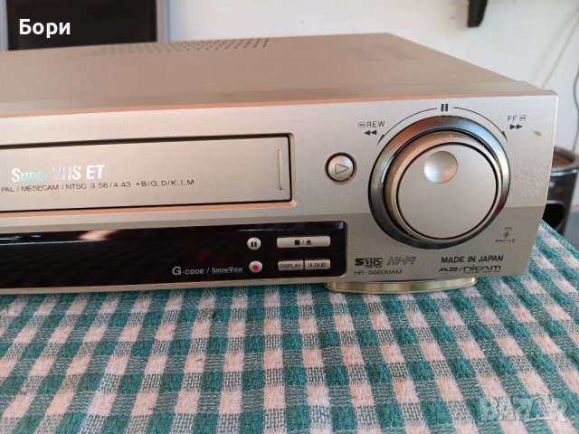 JVC S-VHS HR-S5600AM Super-VHS, снимка 7 - Плейъри, домашно кино, прожектори - 42678344
