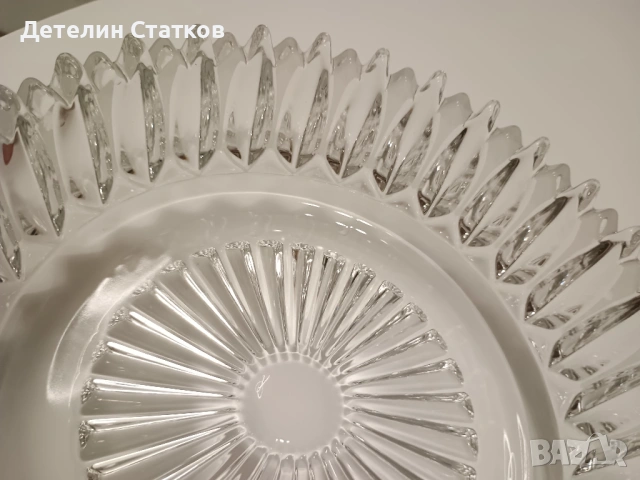 Винтидж стъклена купа, снимка 5 - Чинии - 53019331