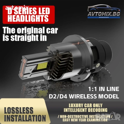 LED крушки D2S/D4S 135W Canbus, снимка 4 - Аксесоари и консумативи - 53412954