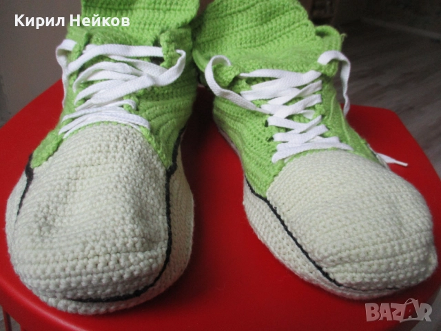 Оригинални терлици "маратонки" от памучна прежда, снимка 5 - Други - 51972086