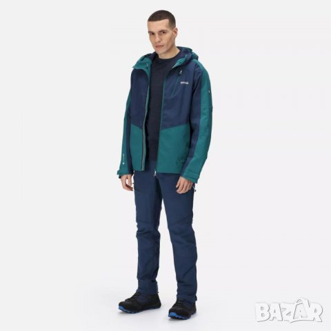Мъжко яке с мембрана Regatta Highton Stretch синьо, снимка 3 - Якета - 38620552