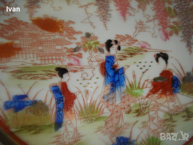 Япония-Нов Порцелан-Чиния/Чинии-Колекционерски-Ръчна Изработка-Made in JAPAN, снимка 10 - Чинии - 39829583