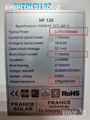 Мощен Соларен куфар 240W 12v фотоволтаичен панел къмпинг каравана , снимка 9 - Къмпинг осветление - 31186949