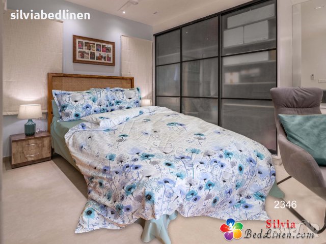 Спално бельо ранфорс 100% памук,голяма спалня,единично, пет части, снимка 10 - Спално бельо - 40141671