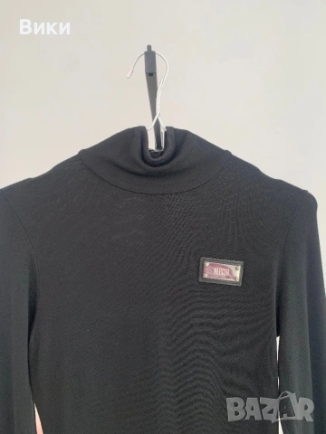 Alessa Алеса черно поло в размер S, снимка 4 - Блузи с дълъг ръкав и пуловери - 53018684