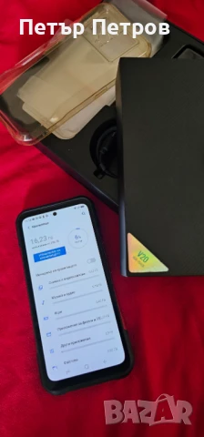 Doogee V20 Wine red 256GB-Чисто нов!, снимка 2 - Samsung - 51429184