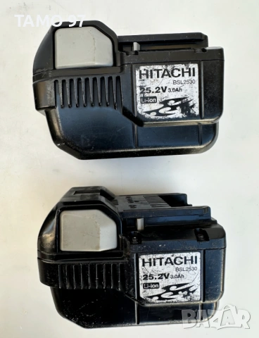 Hitachi UC 36YRL Бързо зарядно и Hitachi BSL2530 2 батерии 25.2V 3.0Ah, снимка 3 - Други инструменти - 53728401