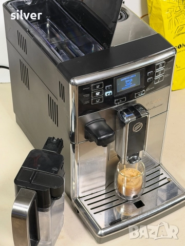 Кафемашина кафе автомат Saeco PicoBarista с гаранция, снимка 6 - Кафемашини - 52518576