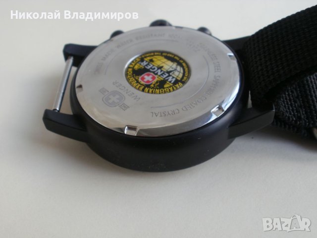 Wenger оригинален хронограф швейцарски мъжки ръчен часовник, снимка 5 - Колекции - 42274136