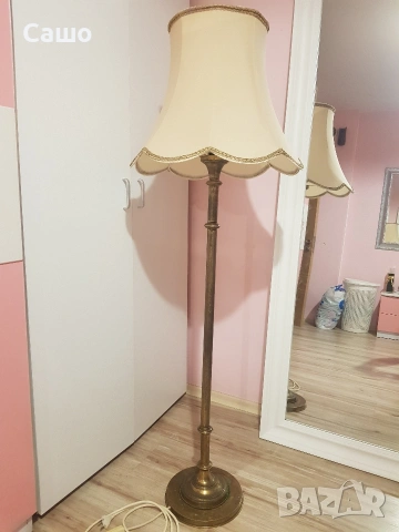 Лампион копринен абажур , снимка 2 - Лампиони - 53528239