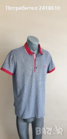 Hugo Boss Pique Pima Cotton Slim Fit Mens Size L - XL ОРИГИНАЛНА Тениска, снимка 10 - Тениски - 50822492