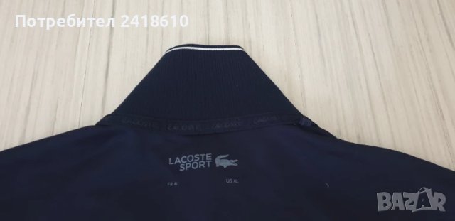 Lacoste Sport Pique  3/4 Zip Mens Size 6 - XL НОВО! ОРИГИНАЛ! Мъжка Тениска!, снимка 13 - Тениски - 50948615