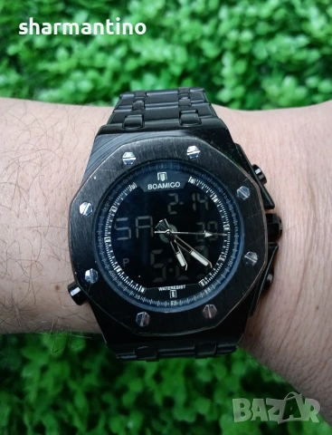 Boamigo масивен мъжки часовник, снимка 7 - Мъжки - 53477801