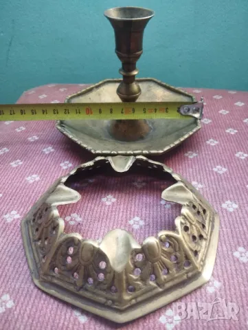 Пепелник със свещник, снимка 3 - Други ценни предмети - 48824083