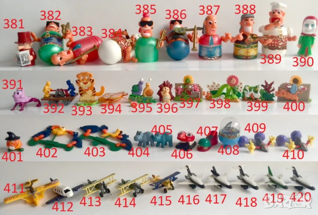 Стари играчки Киндер сюрприз Kinder Surprise по договаряне, снимка 14 - Колекции - 51263037