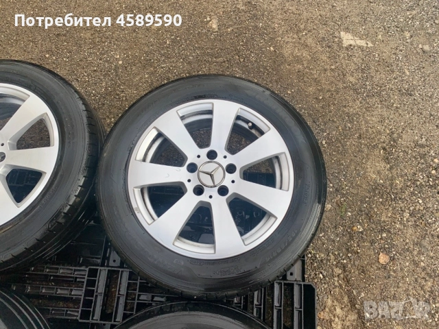 4бр.Алуминиеви джанти 16цола 5x112 ET39 + ГУМИ 195/60/16 за Mercedes C-Class,A,B,CLA, снимка 6 - Гуми и джанти - 51804051