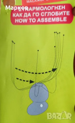 Ръчен / на Батерии/ Масажор за Глава, снимка 2 - Масажори - 50252613