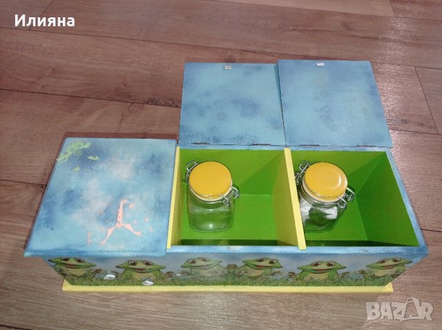 Дървена кутия за съкровища, снимка 2 - Декорация за дома - 44471024