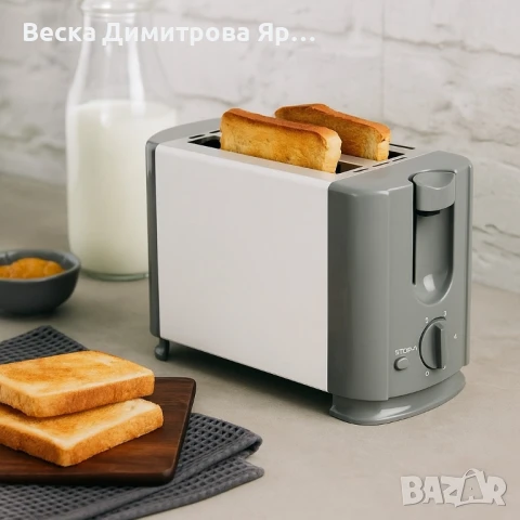 Тостер Rosberg 700W, 2 филийки, снимка 3 - Тостери - 50826765