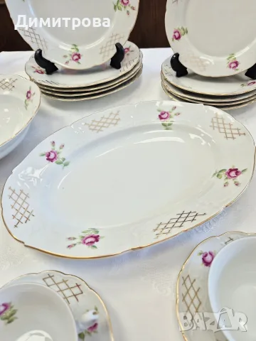 Сервиз за хранене и чай/ Чехословакия , снимка 14 - Сервизи - 56328884