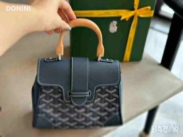 Goyard  Дамска чанта, кожа, снимка 8 - Чанти - 56267466