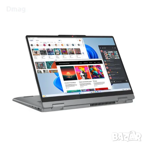 14" тъч IdeaPad 5/ Ryzen 5 8645HS /16GB/ 512GB SSD/Win11, снимка 7 - Лаптопи за дома - 48881268