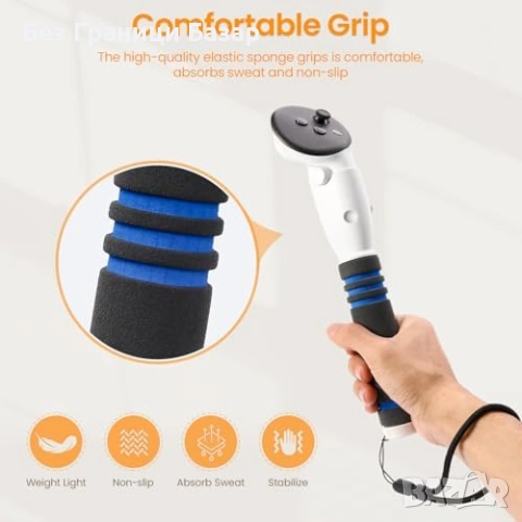 Нови VR „дълги ръце“ за Meta Quest 3/3S – дръжки/стикове, голф приставка, снимка 6 - Аксесоари - 53698200