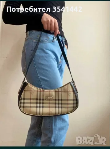 Дамска чанта Burberry София, снимка 2 - Чанти - 55969089