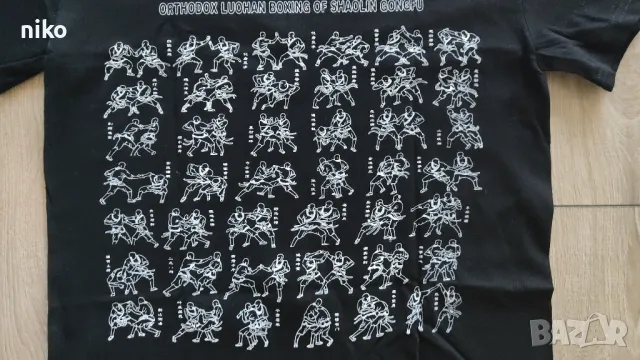 тениска "манастирът Шаолин", рамер М, снимка 3 - Тениски - 47609392