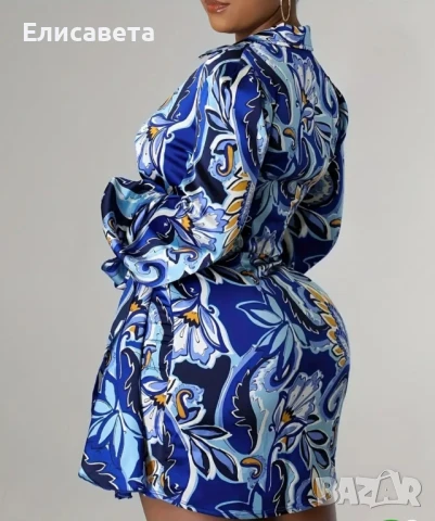 Дамска модерна рокля , снимка 3 - Рокли - 51066853