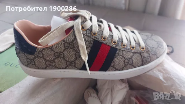 Оригинални кецове Гучи, снимка 6 - Кецове - 47398871