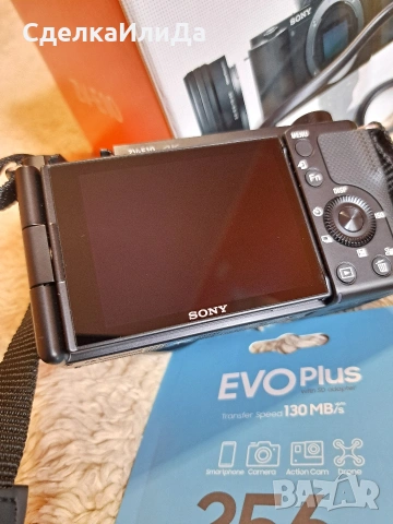 Sony ZV-E10 + Sony SEL 16-50mm f/3.5-5.6 PZ , снимка 4 - Фотоапарати - 53702987