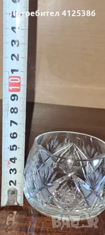 Чаши за боле, оловен кристал, с кристален черпак, снимка 4 - Чаши - 49287805