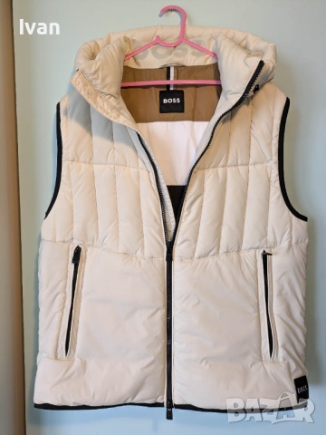 Мъжки елек Boss Cashton с качулка, снимка 2 - Якета - 53192639