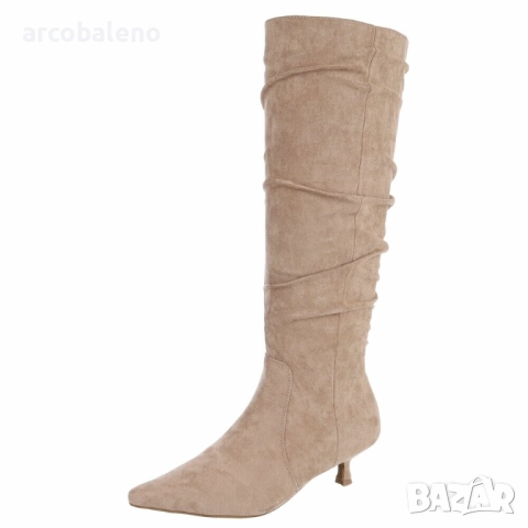 Дамски ботуши на висок ток, 4цвята , снимка 14 - Дамски ботуши - 52045196