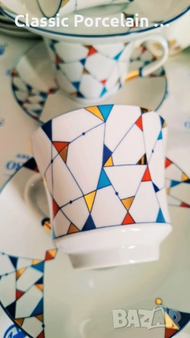 ЧАШИ „КАЛЕЙДОСКОП“ – ИФЗ (САНКТ-ПЕТЕРБУРГ), снимка 5 - Сервизи - 51837803