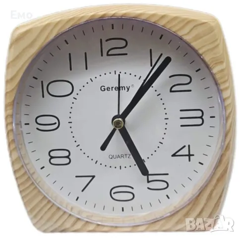 Немски кварцов аналогов будилник, снимка 5 - Други - 48437259