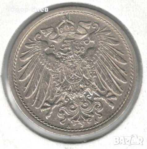 Germany-10 Pfennig-1914 A-KM# 12-Wilhelm II-small shield, снимка 2 - Нумизматика и бонистика - 35748139