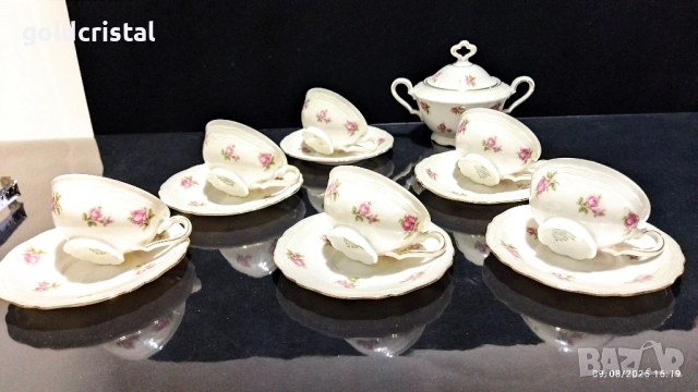 старинен немски порцелан чаши за кафе