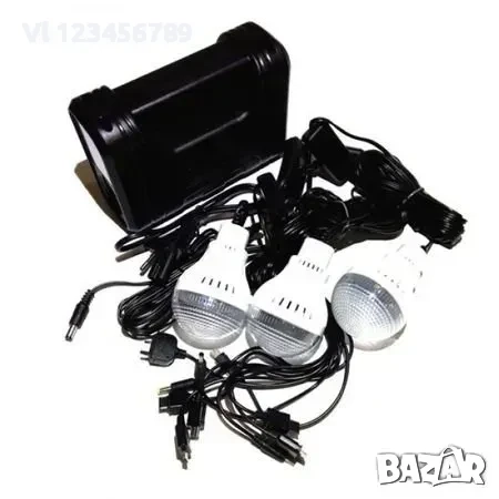 Комплект соларна осветителна система GDLITE GD-8007, снимка 5 - Къмпинг осветление - 52268128