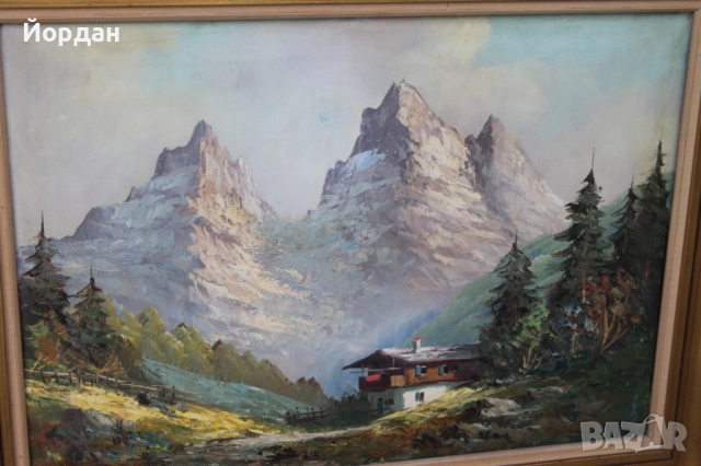 Стара Европейска картина , снимка 10 - Картини - 52564889