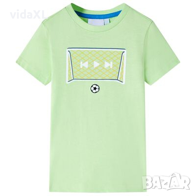 Детска тениска, светло каки, 116(SKU:12421, снимка 1 - Детски тениски и потници - 44706557