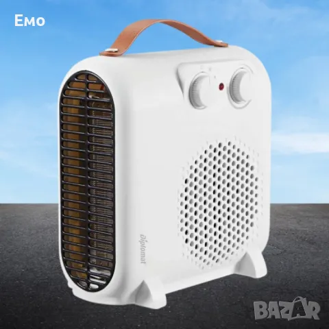 Двустепенна вентилаторна печка - P5, 2000W, 2 позиции - Гаранция 24 месеца , снимка 5 - Отоплителни печки - 48489631