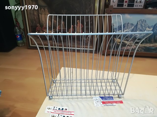 МЕТАЛНА ПОСТАВКА ЗА СПИСАНИЯ 2005231831, снимка 4 - Колекции - 40769397