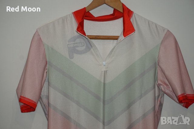 Vintage Мъжка колоездачна тениска Jersey Gonso Made in West Germany от 1980-1990г Размер M, снимка 11 - Спортна екипировка - 41761250
