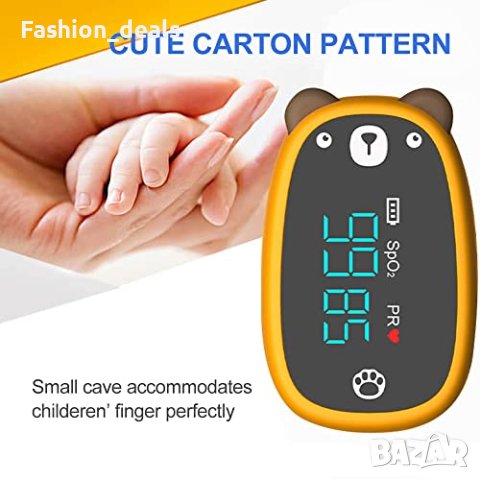 Нов Педиатричен пулсов оксиметър с пръст за деца възрастни сърдечен ритъм, снимка 6 - Други стоки за дома - 41854893